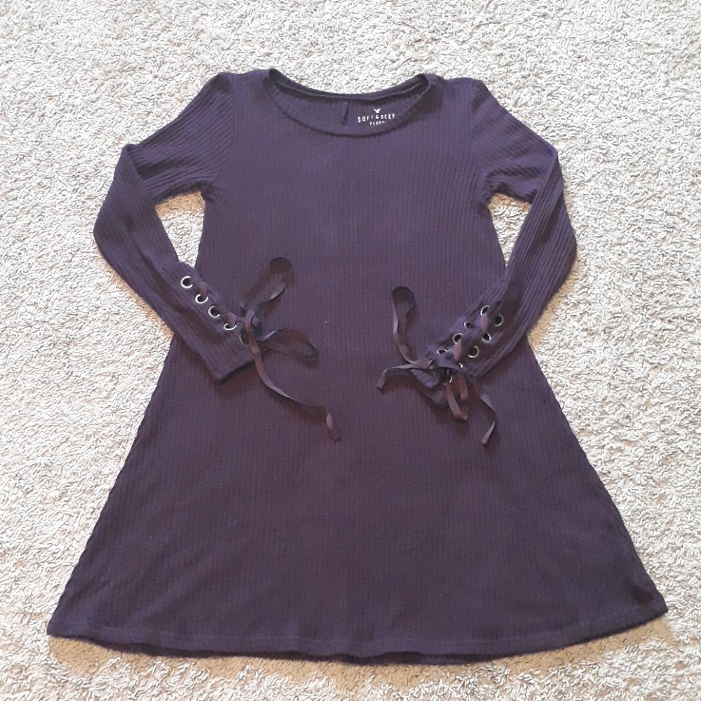 Purple Plush Dress
